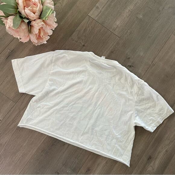 Alani Energy Off-Road Vibes White Upcycle Cropped Top - Picture 2 of 3